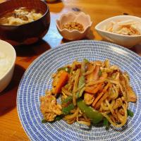 野菜炒め(にんにく味噌タレ)